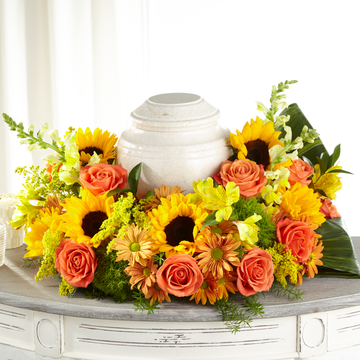 Sunset Serenity Urn Arrangement