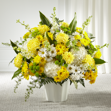 Gentle Sunshine Sympathy Arrangement