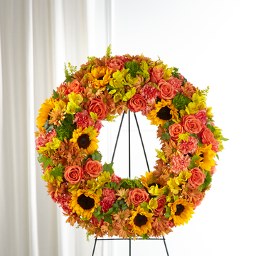 Sunset Serenity Wreath