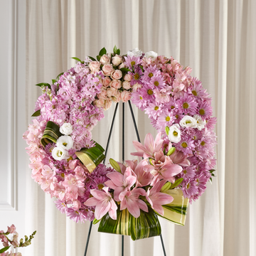 Heavenly Pink Wreath