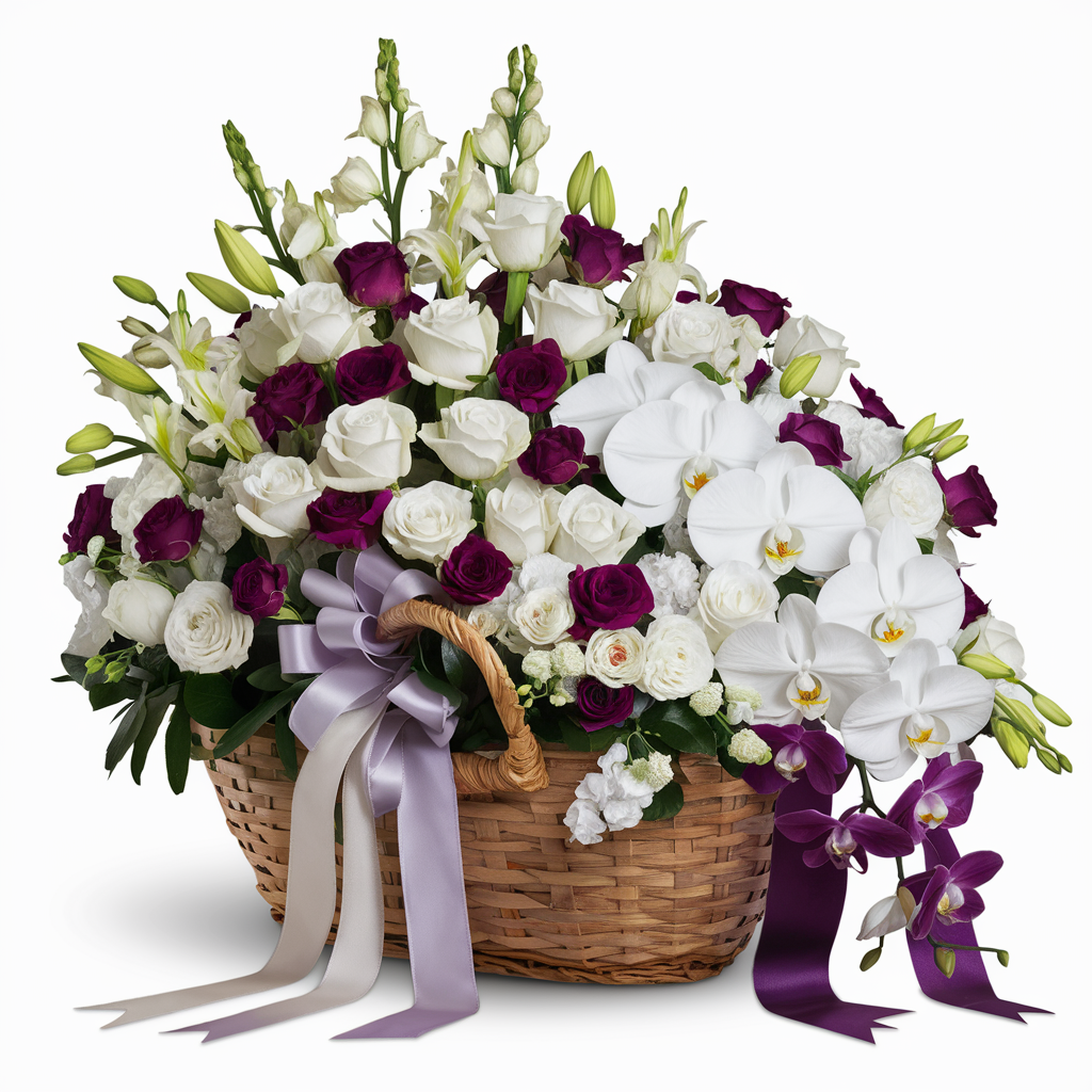 Elegant Tranquility Sympathy Basket