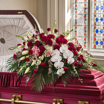 Radiant Tribute Casket Spray