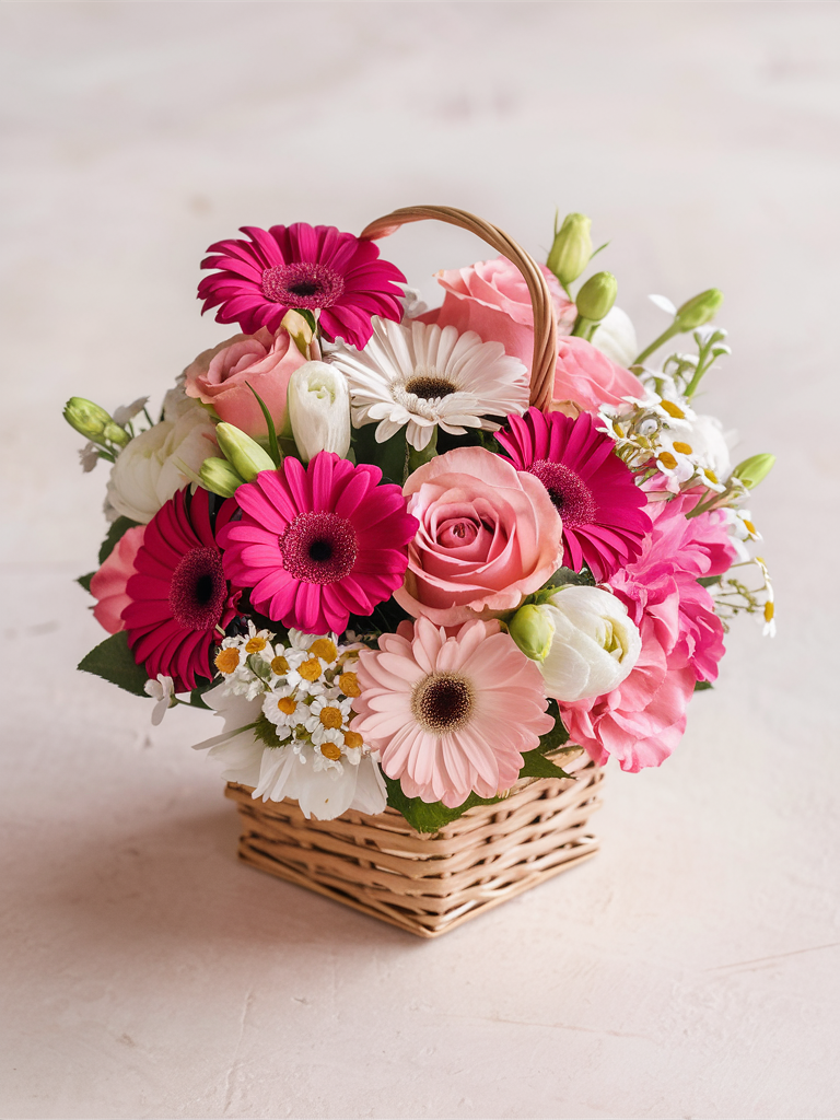 Rosy Radiance Basket