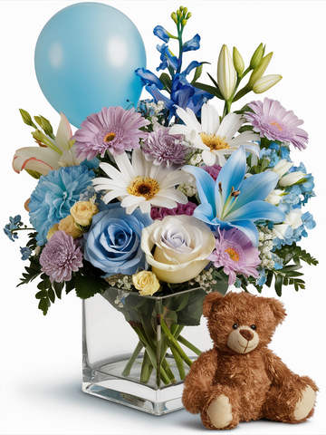 Blue Baby Bliss Bouquet