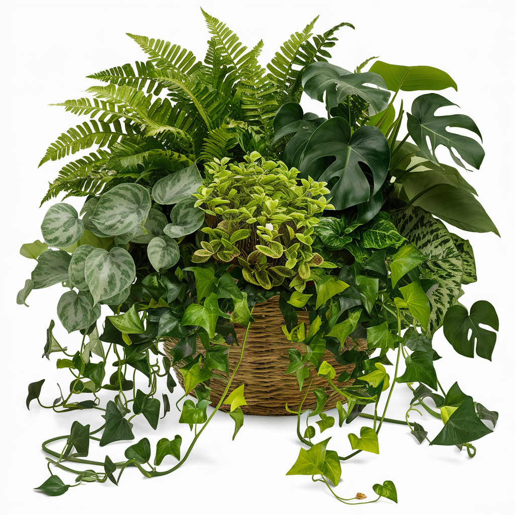 Evergreen Serenity Plant Basket