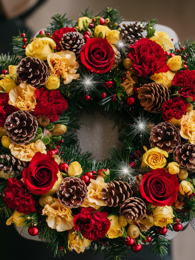 Cheerful Holiday Wreath