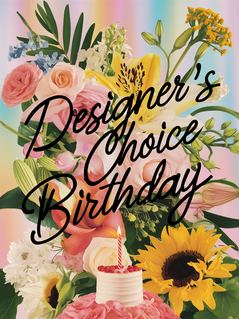 Designer’s Choice Birthday Flowers