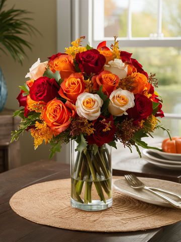 Autumn Radiance Rose Arrangement