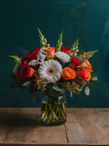 White Sunset Harmony Bouquet