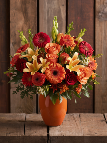 Sunset Harmony Floral Arrangement