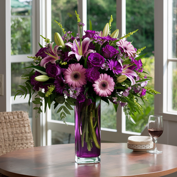 All Purple Sky Bouquet