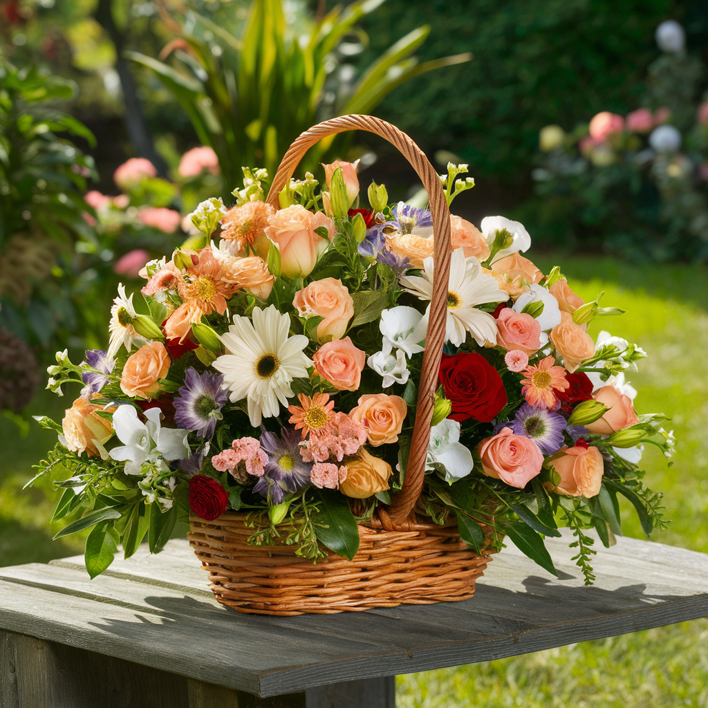 Cute Sympathy Basket