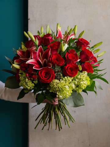 All Red Premium Blooms Bouquet