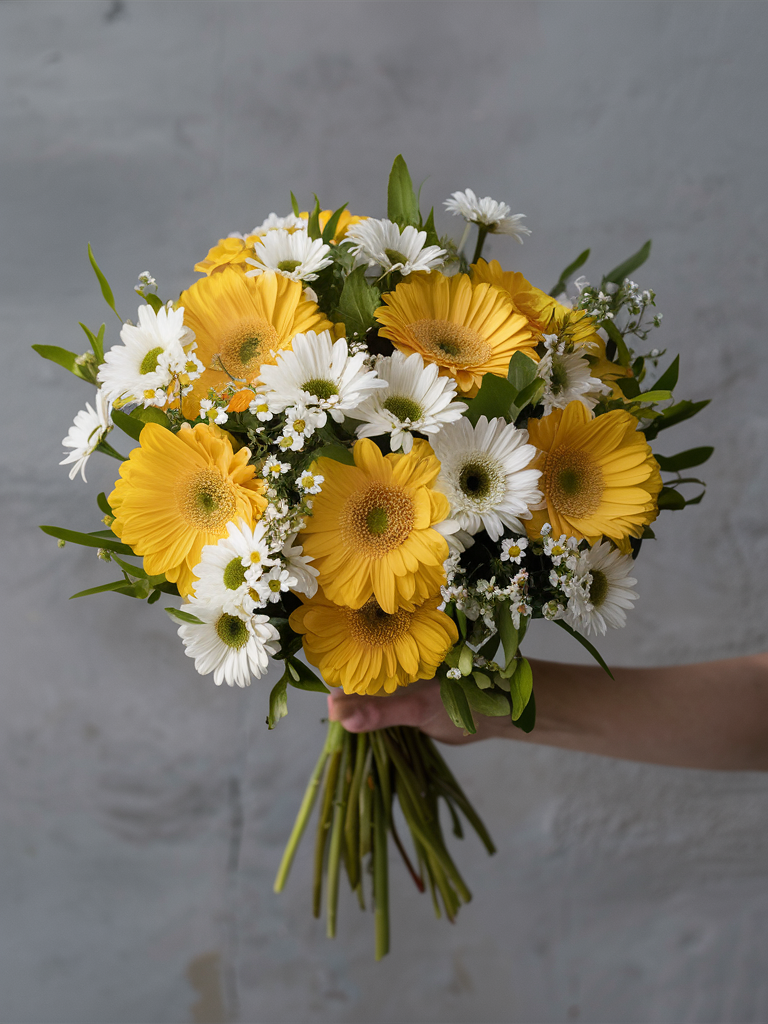 Sunshine Gerbera Mixed Seasonal Bouquet