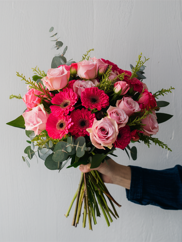 Hot Pink Blooms Bouquet