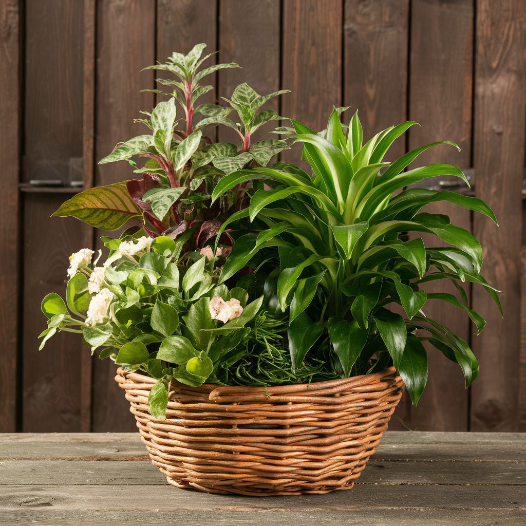 Lush Retreat Plant Basket