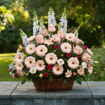 Peaceful Reflections Sympathy Basket