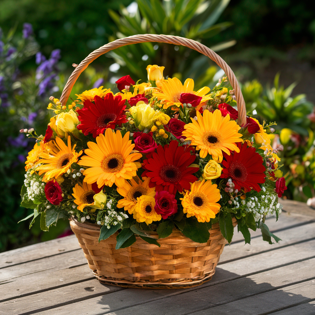 Sunset Glow Basket