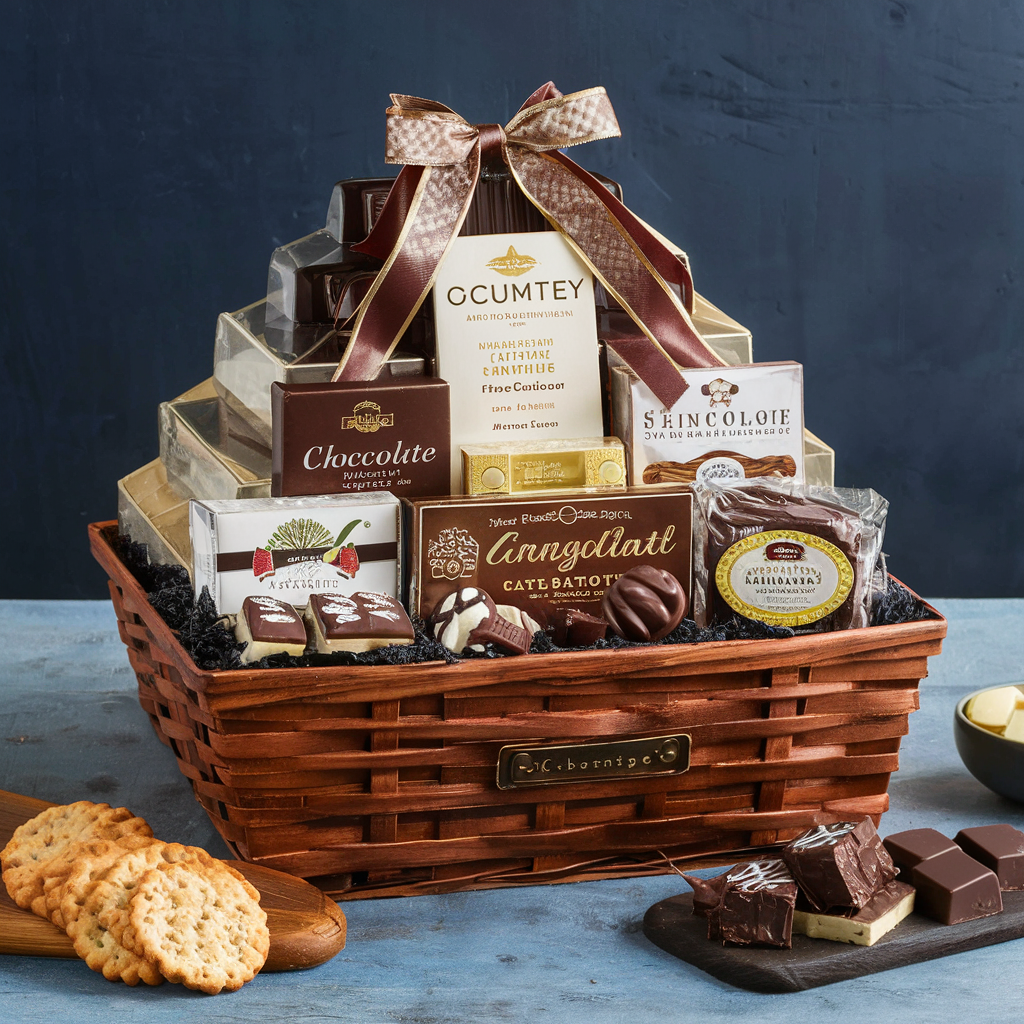 Gourmet Delight Chocolate & Savory Basket